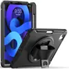 Comercio Exterior Adecuado para iPad Air4 Air5 Correa de Mano Ranura para Bolígrafo de TPU Soporte Giratorio de PC Funda Protectora para Tablet iPad 11