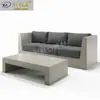 Asiento de Sofá de Arte de Concreto GRC Asiento de Sofá Combinado para Centro Comercial Silla de Cemento para Descanso en Áreas Públicas