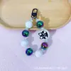 Nuevo Llavero Colgante de Conejo de Dibujos Animados de Acrílico Mabezhu DIY Colgante para Mochila Escolar de Estudiante Mismo Estilo para Novia