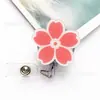 Portatarjeta de Identificación con Insignia Dibujo Animado Hebilla de Fácil Extracción Permiso de Trabajo Hebilla de Fácil Extracción Hebilla Telescópica Cordón con Cable Portatarjetas