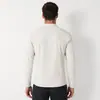 Moletom Masculino com Zíper, Gola Alta, Manga Longa, de Lã, Tendência Casual Esportiva, Respirável para Uso Externo