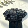 Medias sexy hasta la rodilla con ribete de encaje para mujer, con silicona antideslizante, adecuadas para primavera y otoño, medias negras que realzan la apariencia de las piernas y crean un efecto adelgazante