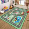 Alfombras 3D Seleccionadas Cuidadosamente al por Mayor, Alfombras de Juego Educativas de Dibujos Animados para Niños, Tapetes para Gatear, Alfombras para Dormitorio y Sala de Estar, Tapetes para el Suelo