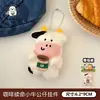 Tengyi Original Linda Muñeca Trabajadora de Vaca y Caballo Colgante Pareja Mejor Amigo Llavero de Mochila Decoración Adorno Colgante Juguete