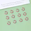Anillos abiertos pintados de colores con spray, anillos de conexión para llaveros de cuentas, anillos de metal, materiales para colgantes de joyería hechos a mano para DIY