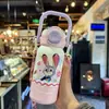 Taza Aislada Judy y Nick de Zootopia Taza con Popote para Niños Modelo Nuevo 2026 Botella de Agua Especial para Estudiantes Mujeres que Van a la Escuela