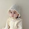Sombrero de Estilo Corte para Bebé para Primavera y Otoño, Elegante Sombrero de Princesa de Ala Ancha, Sombrero Versátil para Bebé con Protección para Orejas, Sombrero de Sol y Cortavientos