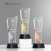 Troféu de Metal de Cristal com Formato Especial Criativo Estrela de Cinco Pontas Coroa Bandeirolas Tremulando Polegar de Metal Prêmios para Funcionários Destaques