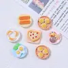 Serie de desayuno temática de comida accesorios de resina pegamento de crema DIY accesorios para el cabello hechos a mano, pinzas para el cabello, fundas para teléfonos, materiales para pegatinas de refrigerador