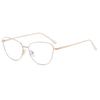 Gafas de lectura de marca BJYX, marco completo, caja de negocios, ultraligeras, ultratransparentes, de color sólido, de metal, de alta calidad, anti luz azul, espejo plano