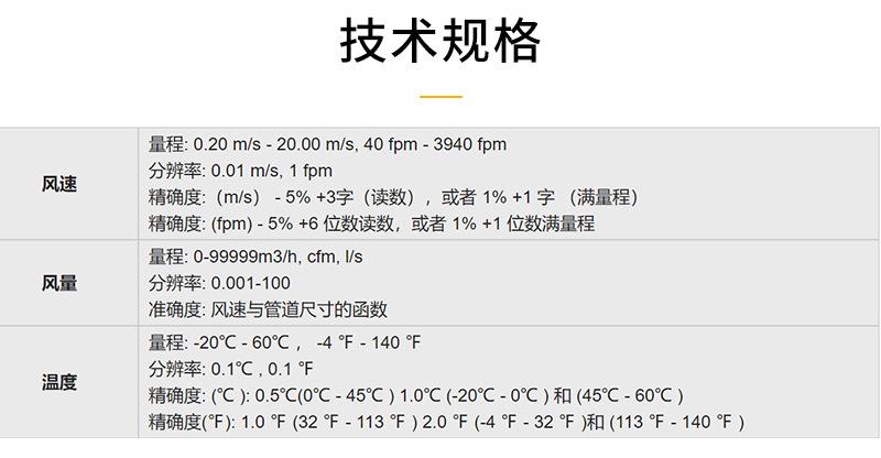福禄克叶轮式风速仪FLUKE925热线式风速仪F923手持式风速测量仪