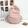 Mochila Mori de gran capacidad de color sólido transfronteriza para mujer, estilo coreano versátil, mochila escolar para hombre, mochila para estudiantes universitarias