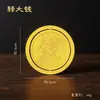 Sapo Dorado de Tres Patas Creativo Hueco Diamante de Colores Regalo de Inauguración de Sala de Estar Decoración del Hogar Adorno de Mascota de Té Artesanía Feng Shui que Atrae la Riqueza