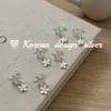 Pendientes Coreanos Dongdaemun Frescos y Dulces de Plata de Ley S925 con Borla de Flor de Perla Estilo Suave y Elegante
