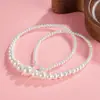 OT Koushi Jia Collar de Perlas de Vidrio Imitación para Mujer 2024 Nuevo Cadena de Clavícula de Lujo Ligero Cadena de Cuello Versátil