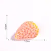 Micro-paisaje simulación fruta fresa burbuja espinosa modelo DIY bolsa ciega accesorios accesorios colgantes miniatura mini adornos pequeños