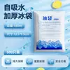 Bolsa de Hielo Autoabsorbente Espesa, No Necesita Añadir Agua, para Entrega de Alimentos, Congelación, Conservación de Alimentos Frescos, Bolsa Refrigerante Reutilizable