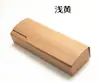 No. 15 Cajas de gafas rectangulares con tapa de espejo imitación madera anti-presión para uso comercial, lentes planas, venta al por mayor directa de fábrica