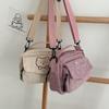 Bolso Mengchen Bolso de Lona Lindo para Niña Estilo Coreano Ins Estilo Japonés Harajuku Bolso Cruzado de Lona Bolso de Hombro para Estudiante
