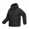 Chamarra Acolchada de Invierno para Hombre 2026, 90% Plumón de Pato Blanco, Nueva Moda Casual Gruesa con Capucha, Ropa de Abrigo Cálida