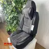 Almofada para Assento de Carro Transfronteiriça Almofada de Suporte Lombar Couro Camurça Almofada para Todas as Estações Almofada de Encosto Assento de Carro Comércio Exterior Atacado