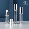 Fornecimento de Fábrica Frasco Spray a Vácuo com Pressão Viagem Portátil Frascos Galvanizados Frasco a Vácuo para Perfume 15ml