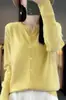 Cárdigan Mujer Otoño Invierno Nuevo Abrigo de Lana Estilo Corto Holgado Elegante Camisa de Manga Larga Negro Talla Única Blanco Gris