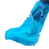 Cobre-sapatos descartáveis para chuva, plástico transparente, espessado, resistente ao desgaste, à prova d'água, antiderrapante, à prova de chuva, de tubo alto, de tubo longo para dias chuvosos
