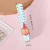 Peine de espina de pescado de figura de dibujos animados de colores dulces, peine lindo y portátil para peinar el cabello para niñas y niños, adecuado para uso doméstico