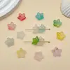 Cuentas Acrílicas de Flor de Cerezo Transparentes de Color Degradado Hechas a Mano Accesorios para Joyería DIY Cuentas Espaciadoras para Pulseras Cuerda para Manualidades Cuentas Sueltas