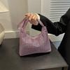 Celebridad de internet moda caliente pedrería estilo occidental bolso casual 2024 Nuevo este año popular bolso de hombro bolso pequeño simple para mujer