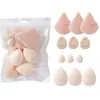 Huevo de Belleza Listo para Usar al por Mayor Huevo de Belleza Forma de Gota Esponja de Polvo de Belleza Absorbente de Agua Esponja de Polvo de Poliuretano Hidrofílico Grande