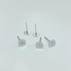Accesorios para pendientes DIY chapado aguja plana aguja para oreja aguja plana base plana aguja para oreja punto venta directa