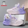 Sapatos Infantis Babudou, Sapatos de Malha para Meninas, Novo Modelo Outono 2026, Sapatos Esportivos Infantis, Sapatos Pai de Malha Respirável para Meninas