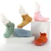 Sapatos de Chão para Crianças Sapatos e Meias de Bebê Conjunto de Meias para Crianças Pequenas Base Antiderrapante Base Macia Meias para Chão de Interior Meias de Bebê Primavera Verão