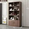 Armario para vinos, estante multi-nivel para pared de sala de estar, vitrina para vinos, vitrina de exhibición de productos, armario de almacenamiento