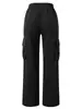Overoles explosivos transfronterizos para mujer, verano, delgados, cintura alta, pierna ancha, rectos, casuales, transpirables, estilo vintage americano, pantalones deportivos
