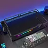 Suporte para laptop, suporte de resfriamento para computador, elevador de monitor, organizador de mesa, suporte de tela para quarto de dormitório, base para elevar a tela, suporte para laptop gamer