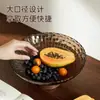 Plato de Frutas para Mesa de Café de Sala de Estar, Plato de Snacks de Frutos Secos para Año Nuevo en Casa, Plato de Frutas Secas, Alto Valor Estético, Drenaje de Agua, Plato de Frutas de Lujo Ligero, Cesta de Frutas
