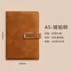 Cuaderno con Hebilla A5, Cuaderno de Trabajo para Negocios, Personalizable con Impresión de Logo, Libreta de Registro para Reuniones de Oficina, Cuaderno para el Salón de Clases