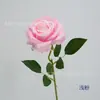 Rosa Corolla Flor Artificial de Haste Única Buquê de Dia dos Namorados Arranjo de Flores Decoração de Sala de Estar Flor Artificial Adereço para Foto Flor de Seda