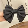 Estilo francés avanzado ~ Horquilla de lazo grande negra para mujer, horquilla para la espalda, accesorio para el cabello, tocado, clip lateral, clip superior, nuevo