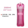 Bolsa de agua caliente de punto convexo, bolsa de agua caliente rellenable, almohada larga en forma de tira para dormir, diseñada específicamente para la columna cervical, utilizada para compresas calientes en el abdomen y la parte baja de la espalda