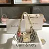 Entrega en una sola pieza moda todo-partido tejido bolsa de axila 2024 nicho moda hombro bolsa de media luna al por mayor