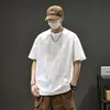 Tecnologia de Resfriamento Algodão 2026 Verão Novo Versátil Personalizado Estampado Moda Tendência Camiseta Manga Curta Masculina Top