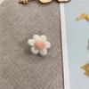 Hyun Ya Estilo Cor Flor Broche Pai-Filho Menina Coração Infantil Lã Pétala Bolsa Roupas Acessórios Mulheres
