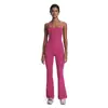 Mono Deportivo de Yoga con Cuentas de Colores Estilo Europeo y Americano, que Levanta los Glúteos, de Cuello Halter para Mujer, Atuendo de Fitness y Yoga Ligeramente Acampanado, Artículo Popular Transfronterizo