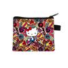 Nueva Mini Billetera para Monedas Estudiante Hellokitty, Portatarjetas de Llave de Gama Alta, Bolsa de Almacenamiento de Gran Capacidad de Poliéster