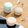 Paño redondo para limpiar pantalla de teléfono tipo macarrón, paño de gamuza, herramienta de limpieza de pantalla, colgante, limpiador de lentes de gafas y lentes de cámara