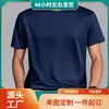 [Camiseta de algodón talla europea] Camiseta de algodón talla europea Transfronteriza Color puro Lisa Clara Una pieza Venta al por mayor Manga corta Aliexpress Amazon